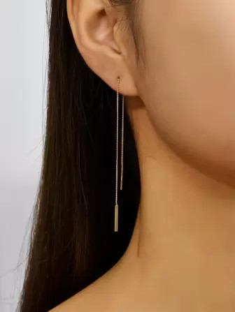 Minimalist Threader Earrings | SHEIN