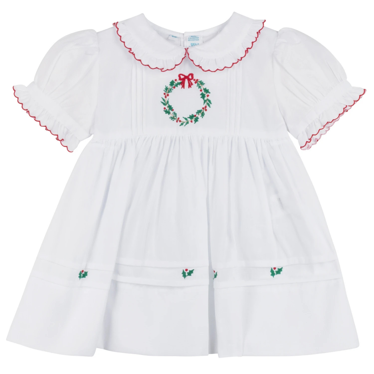 Floral Wreath Holiday Dress | Feltman Brothers