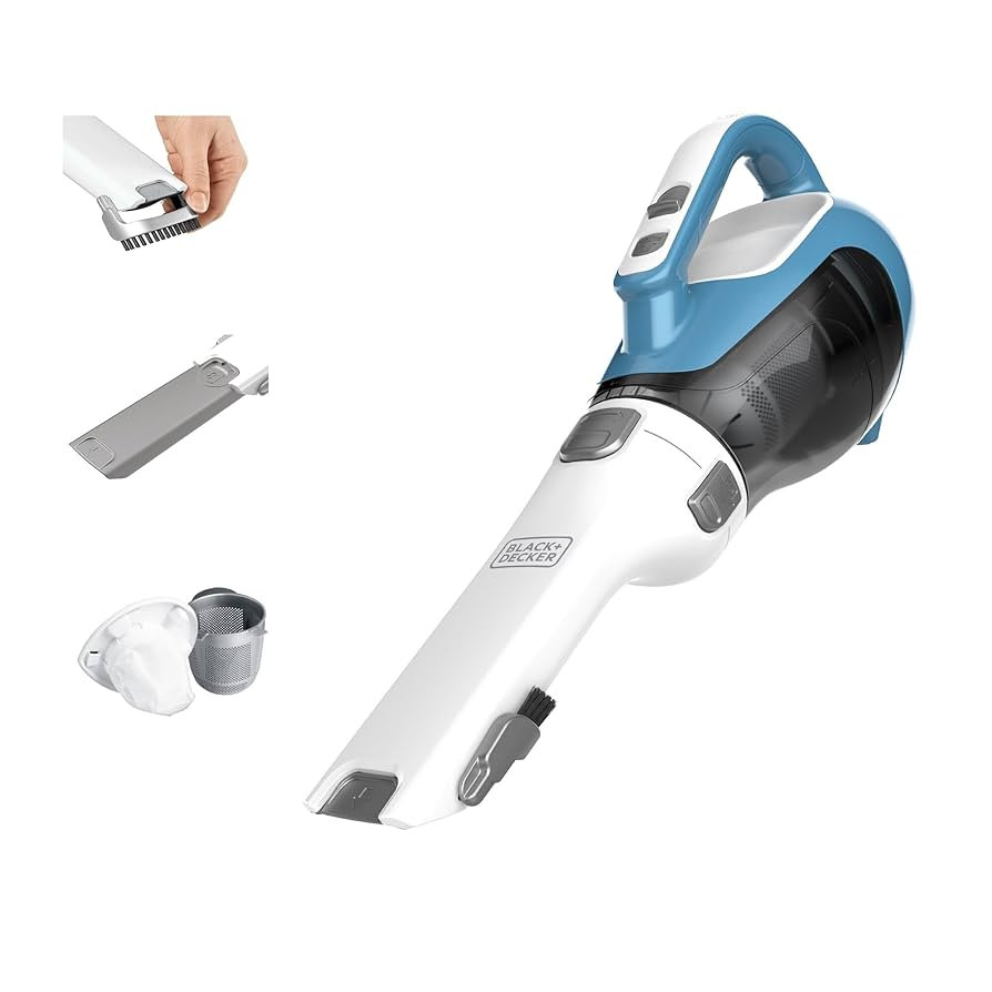 BLACK+DECKER dustbuster AdvancedClean Cordless Handheld Vacuum, Compact Home and Car Vacuum with ... | Amazon (US)