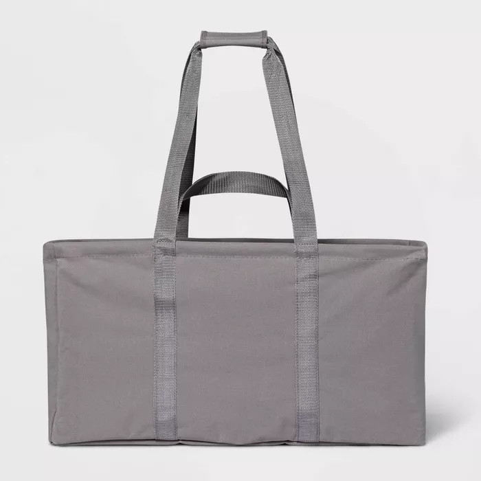 Soft Sided Scrunchable Laundry Basket Gray - Room Essentials™ | Target