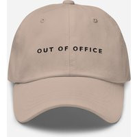 Out Of Office Dad Hat, Vacation Embroidery Gift For Co-Workers, Colleague, Workers, Friends, On Holiday Cap | Etsy (US)