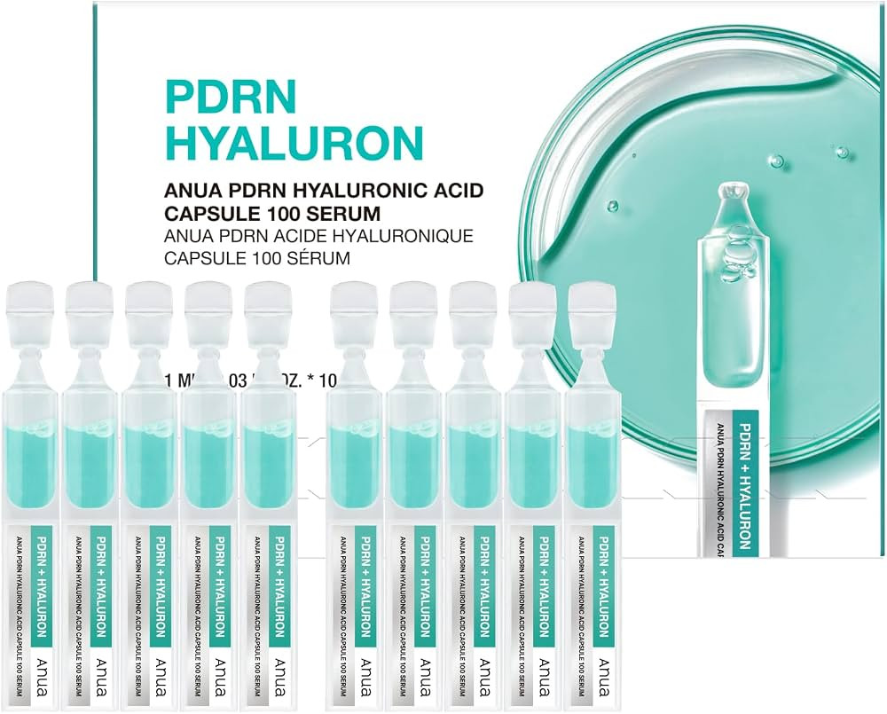 Anua PDRN Hyaluronic Acid Capsule 100 Serum, Radiant Face Salmon DNA, Hyaluronic Acid, Hydration,... | Amazon (US)