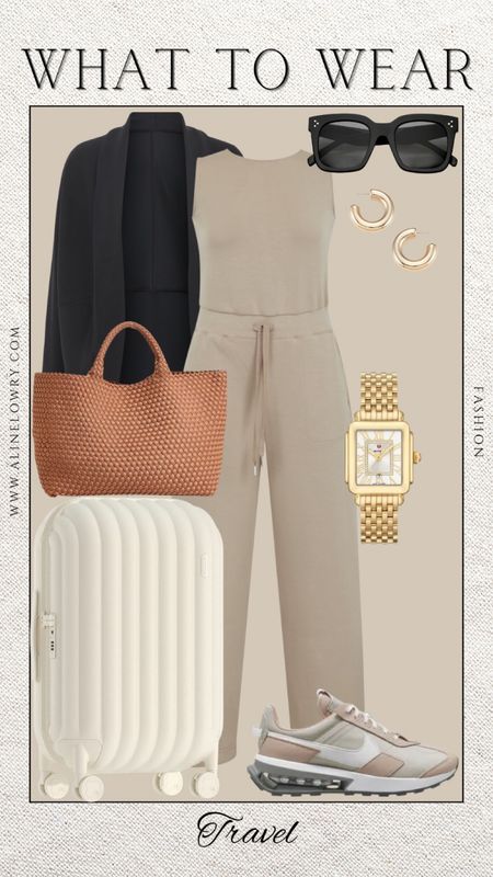 What to wear for a travel day. Casual chic airport outfit. 

#LTKstyletip #LTKU #LTKtravel