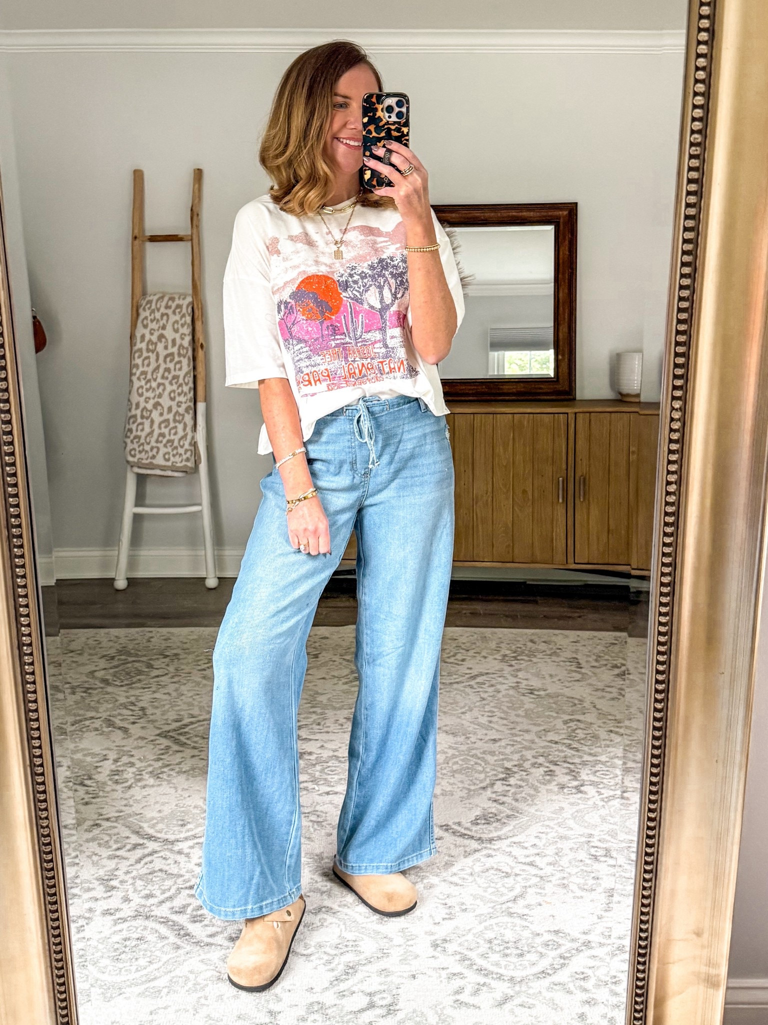 Walmart best sellers! I sized up to an XL in the graphic tee and am in a small in the pull on jeans

#LTKTall #LTKFindsUnder50 #LTKStyleTip