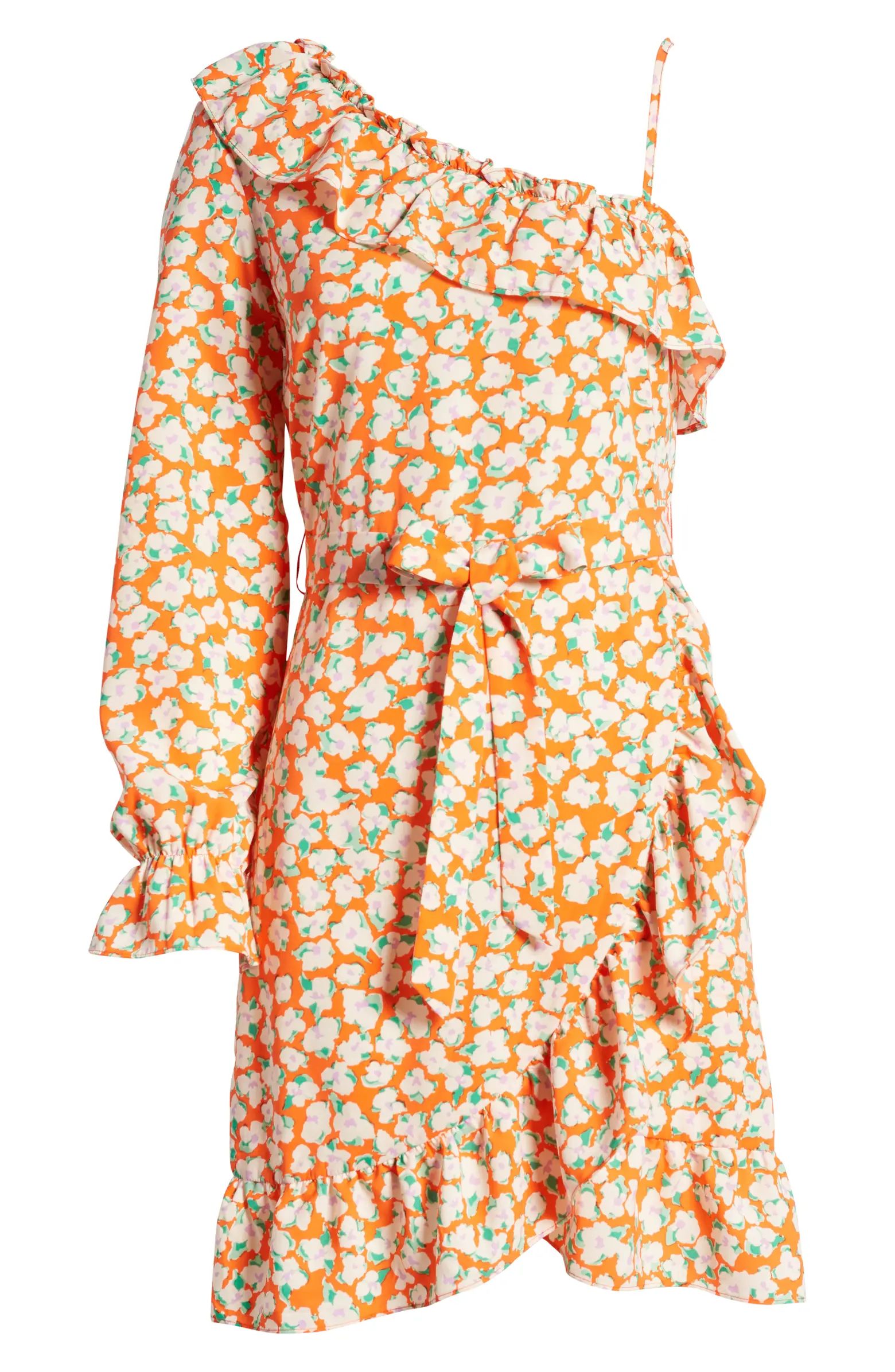 Olea Floral One-Shoulder Dress | Nordstrom