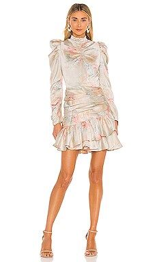 Bardot Sharna Mini Dress in Wallpaper Floral from Revolve.com | Revolve Clothing (Global)