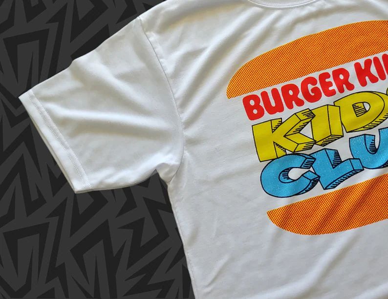 90s Kids Burger King KIDS CLUB Logo NEW T-shirt Tee Vintage - Etsy | Etsy (US)