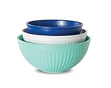 Nordic Ware Prep & Serve Mixing Bowl Set, 3-pc, Set of 3, Coastal Colors | Amazon (US)