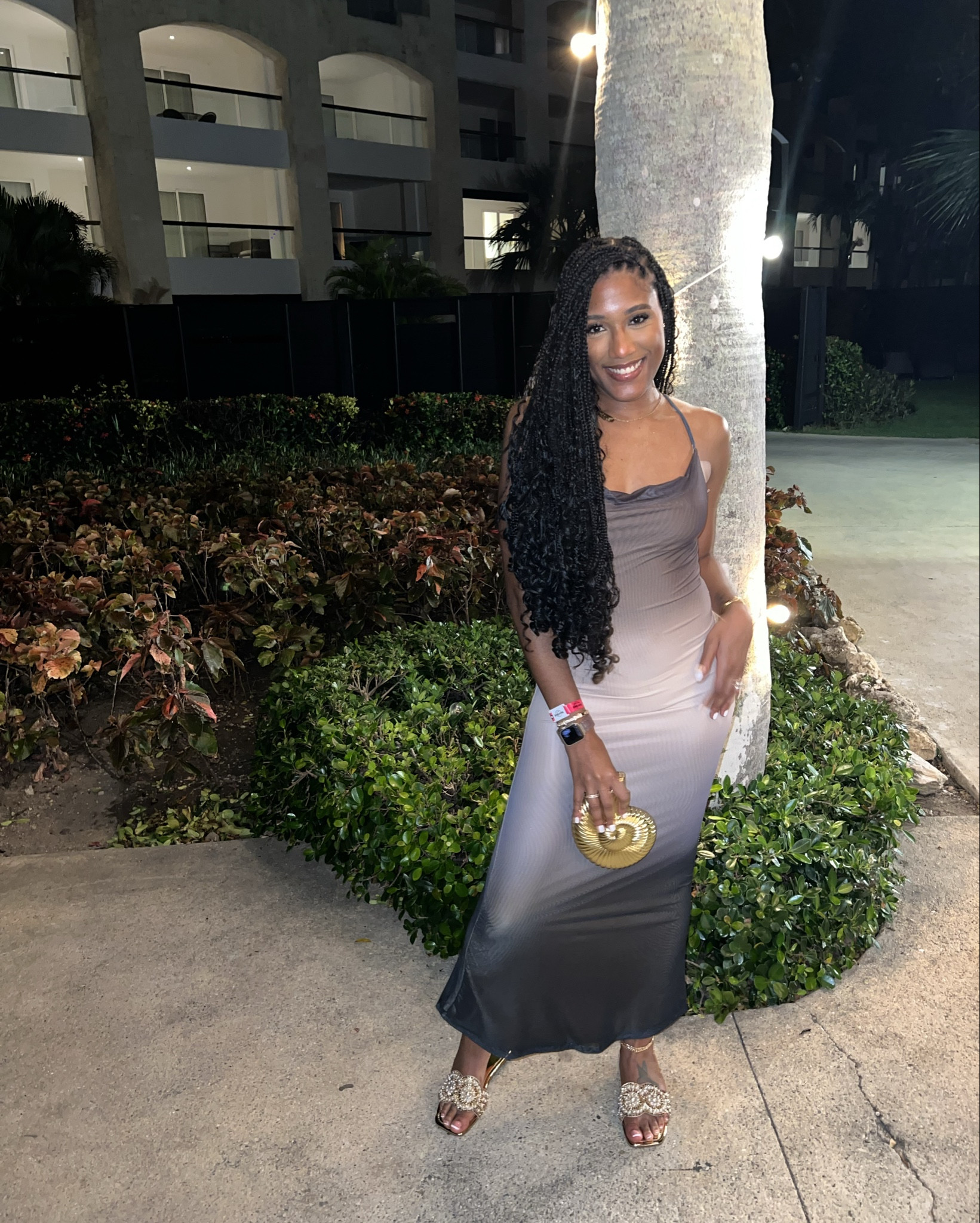 This ombré was perfect for dinner on the beach! The dark colors are so pretty for a night time dinner. 

The shell purse add that touch of vacation but elegant vacation vibes  

#LTKStyleTip #LTKSeasonal #LTKBeauty