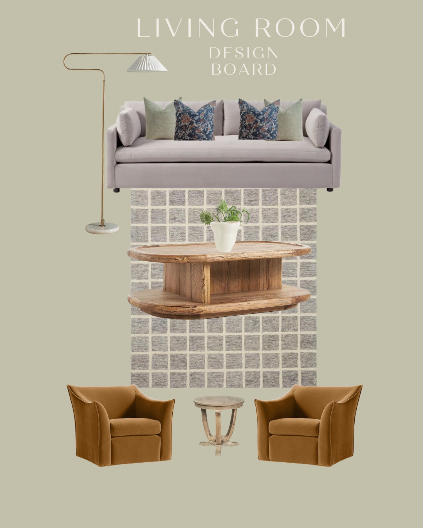 Living room design board. 

#LTKhome