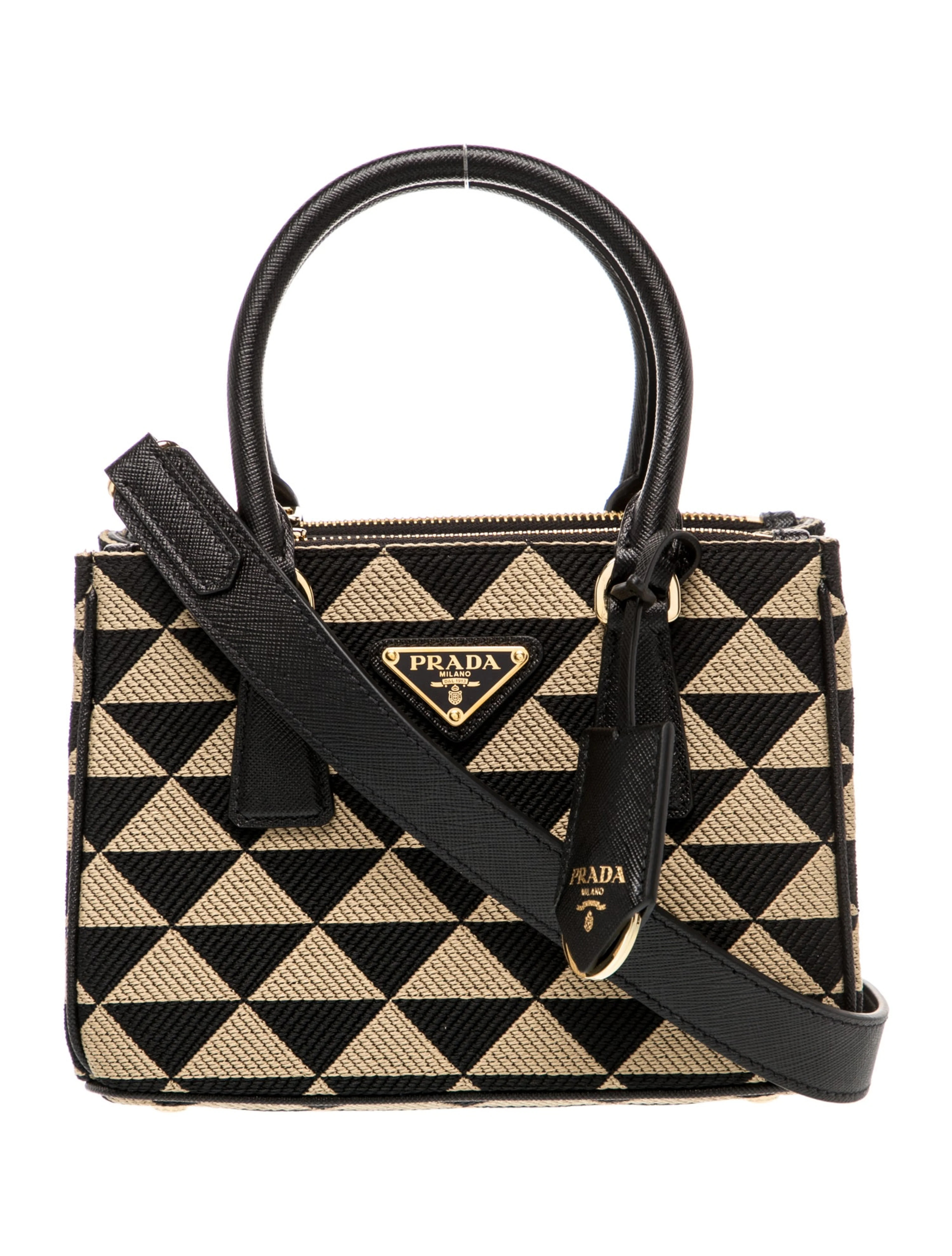 Saffiano Leather Galleria Double Zip Mini | The RealReal