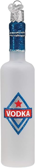 Old World Christmas Vodka Bottle Glass Blown Ornament for Christmas Tree, Handcrafted Holiday Dec... | Amazon (US)