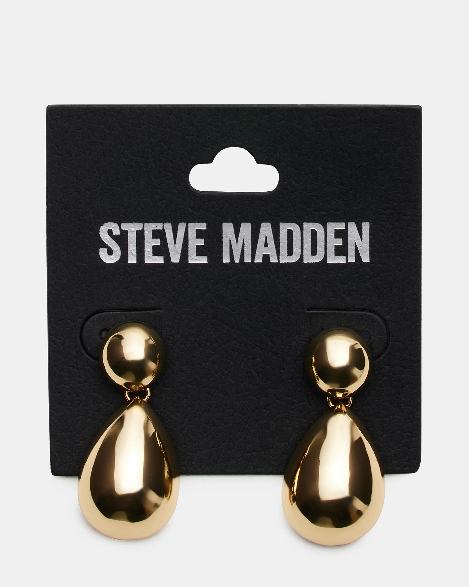 Double Teardrop Earrings Gold | Steve Madden (US)