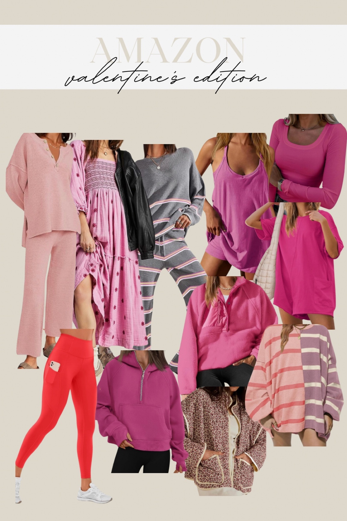Amazon — free people dupes — valentines edition💕 

#amazonfinds #amazonstyle #amazonfashion #amazonlooks #amazonfreepeople #freepeopledupes #dupes #lookforless #amazonfreepeopledupes #amazonoutfits #amazonathleisure #everydayoutfits #everydaystyle #weekendstyle #traveloutfits #airportstyle #offdutystyle #dailystyle #athleisurewear #athleisurestyle #momstyle #outfits #outfitlooks #styleideas #styletip #style #ltktravel #ltkseasonal #ltksale #fpdupe #fpamazondupe #primeday #primedeals #valentinesoutfits #valentinesedition #valentinesday #pinkdresses #ltkseasonal 

#LTKsalealert #LTKfindsunder50 #LTKstyletip