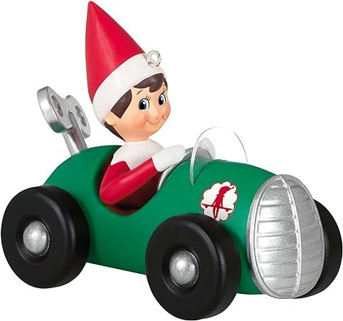 Hallmark Keepsake Christmas Ornament 2023, The Elf on The Shelf Race to The Finish Scout Elf, Elf... | Amazon (US)