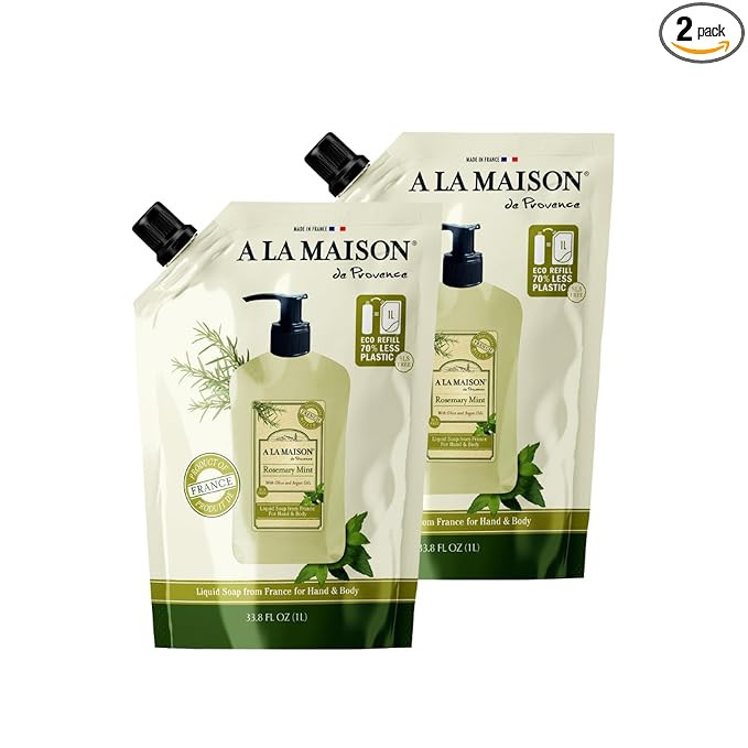 A LA MAISON Rosemary Mint Natural Hand Wash Made with Essential Oils - Biodegradable, Plant-Based... | Amazon (US)