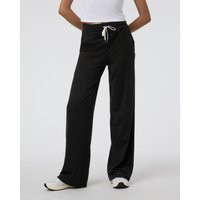Vuori Halo Essential Wideleg Pants - Long | Black Heather | XXS | Vuori Clothing (US & Canada)