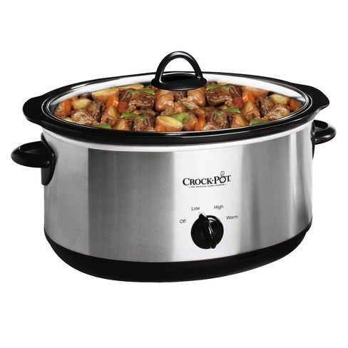 Crock-Pot 7qt Manual Slow Cooker - Silver SCV700-SS | Target