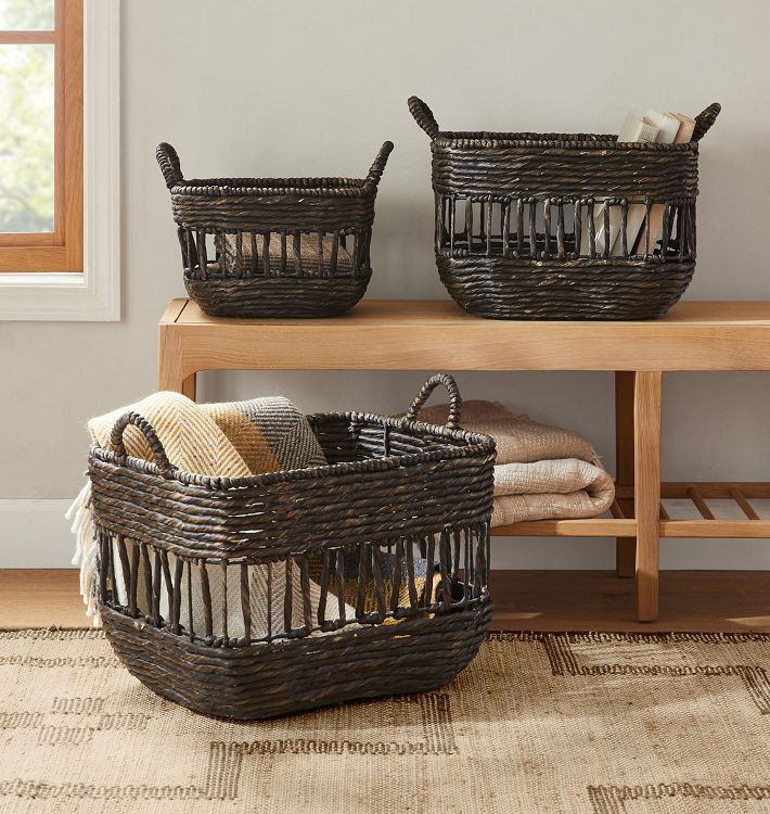 Sisley Rectangular Woven Basket | Rejuvenation