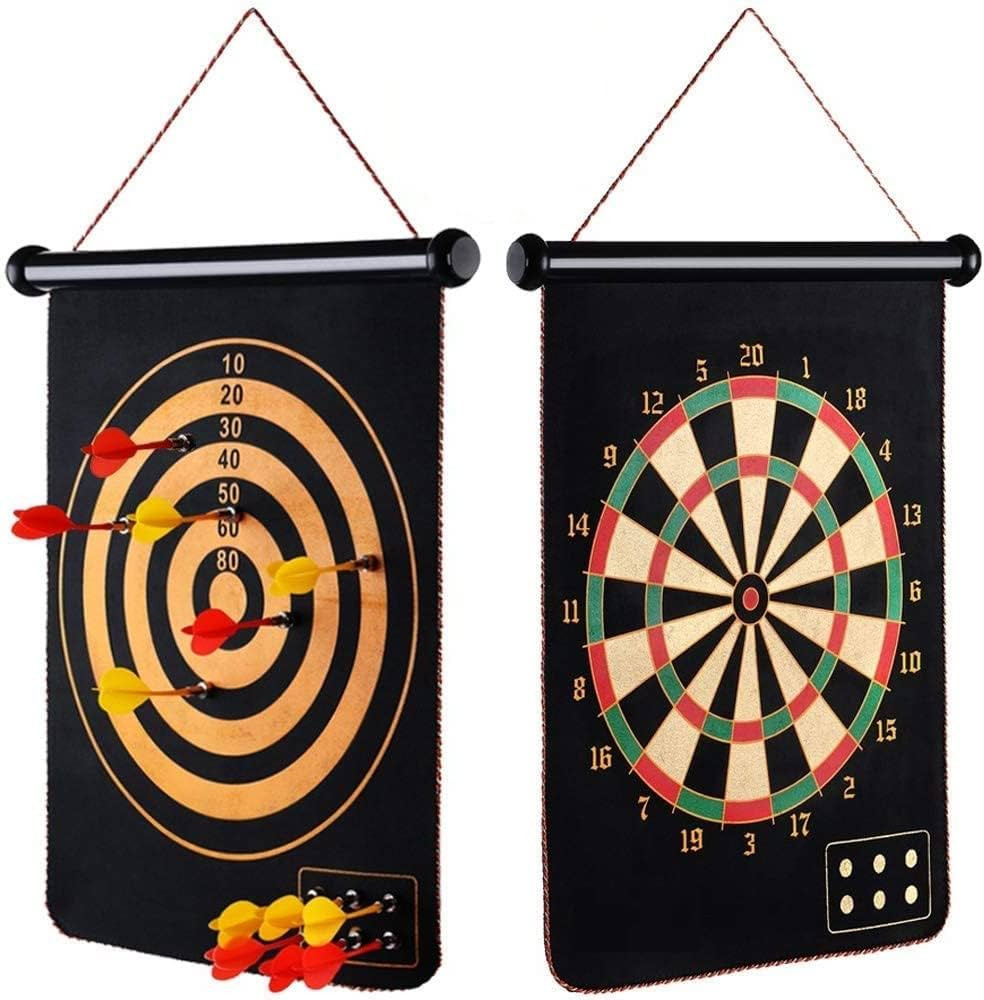 KOYEE Rollup Magnetic Dart Board for Kids and Adults with 6pcs Safe Darts, Best Toys Gift for Age... | Amazon (CA)