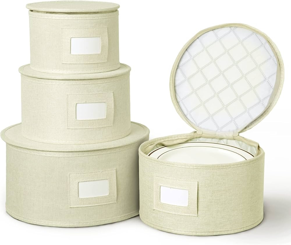 Amazon.com: storageLAB China Storage Containers, Containers for Organizing, Hard Shell Case, Felt... | Amazon (US)