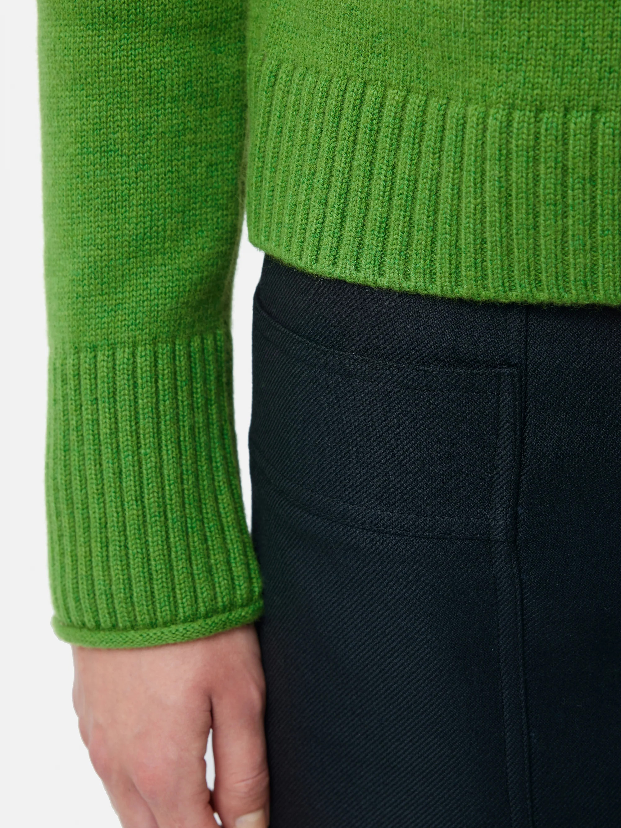 Compact Wool Cashmere Blend Jumper | Jigsaw (UK)