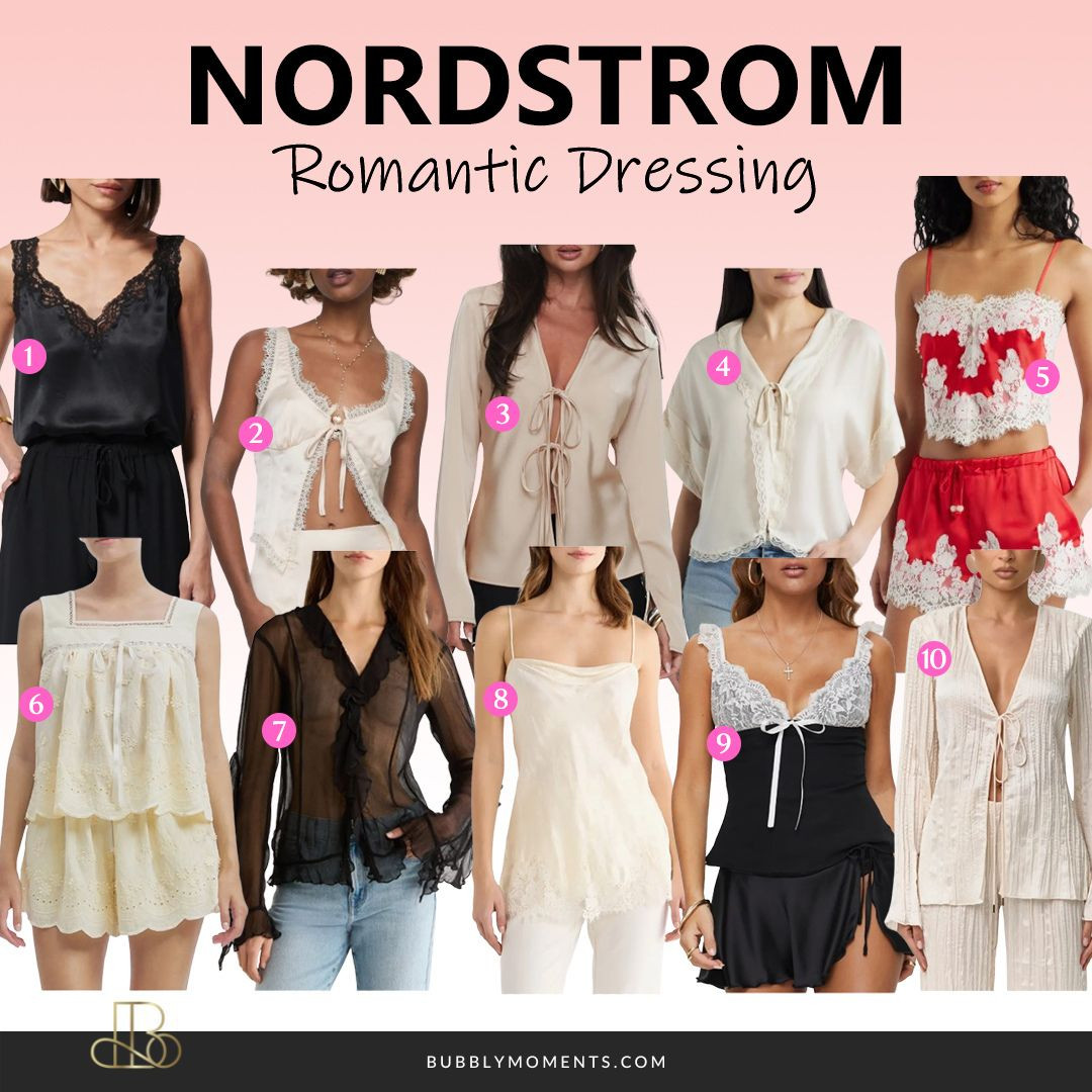 Romantic, feminine, and effortlessly pretty 🤍 Sharing my favorite Womens Romantic Dressing finds from Nordstrom that are perfect for date nights, brunch, weddings, vacations, and everyday outfits. I’m loving the soft colors, flowy dresses, lace details, satin fabrics, and classy styles that make every look feel elegant and timeless. These pieces are easy to style and perfect for creating a chic and feminine wardrobe all season long. If you love soft and romantic fashion, these Nordstrom finds are definitely worth checking out. Save this post for outfit inspiration and follow for more fashion finds, trending styles, and everyday outfit ideas on LTK ✨
#LTKootd #LTKStyle #LTKFinds #Nordstrom #RomanticStyle #FeminineFashion #DateNightOutfit #OOTD #StyleInspo #WomensFashion #CuteOutfits #ElegantStyle #SoftGirlStyle #FashionFinds #TrendingFashion #EverydayStyle #ClassyStyle #VacationOutfits #GirlyStyle #FashionInspo #NordstromFinds #ChicStyle #StyleIdeas #SummerFashion #OutfitInspiration #WardrobeEssentials 

 