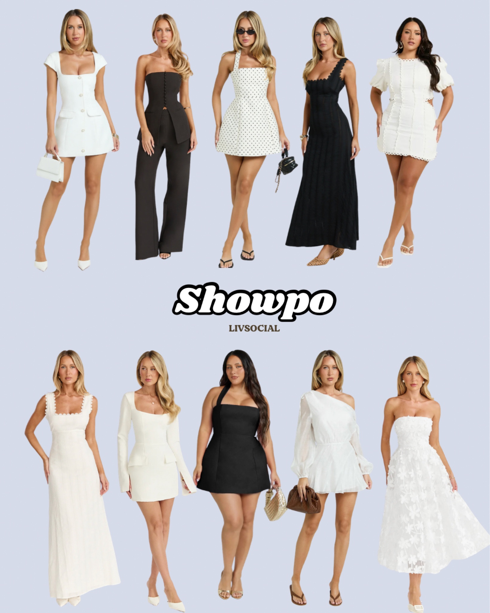 Graduation dresses from Showpo 

graduation dresses, grad dresses, white dresses, black dresses, college graduation dress, high school graduation dress 