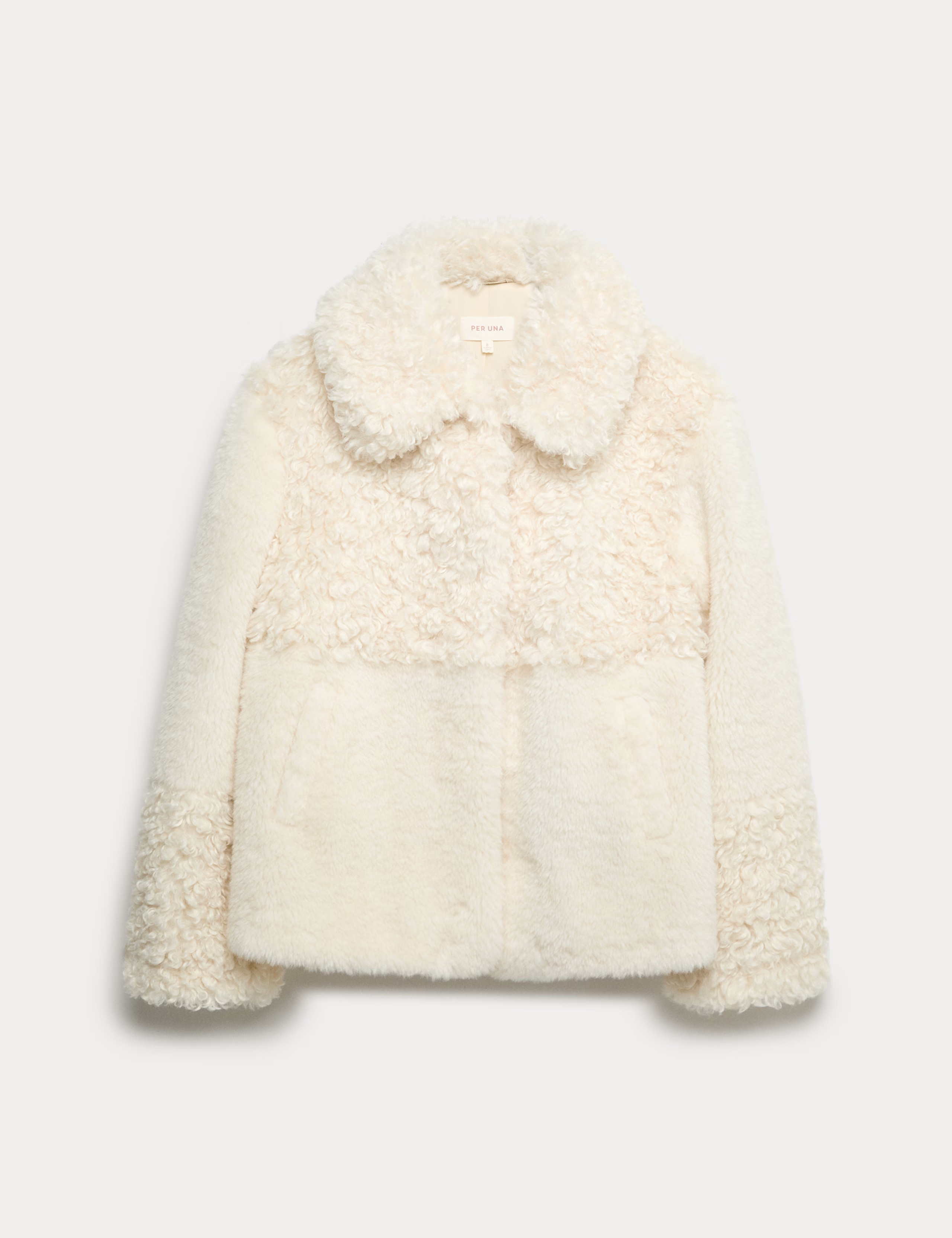 Faux Fur Panelled Coat | Per Una | M&S | Marks & Spencer (UK)