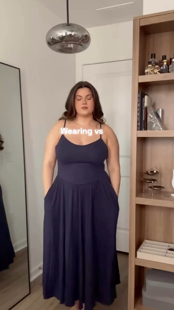Wearing vs Styling on this Amazon sundress you all loved a few weeks ago! (Yes she has pockets)

When I’m Styling something simple I ask myself these questions when looking at my closet:
* Can I layer something on top of it?
* Can I layer something under it?
* What accessories would change the entire vibe?
* If I can’t change the silhouette of the piece (tucking, making shorter, etc), what can I add to it that helps define or highlight an area? 

Here’s the breakdown of how each of these is styled for quick reference!

1. For a girls night: With a cinched denim short sleeve jacket, snake heels, and a bold earring 
2. For vacation: With a scarf around the waist, a straw bag, and retro sunglasses 
3. For I don’t know, this was just cute 🫠: with a sheer rhinestone top layered on top, heeled sandals, and a statement earring
4. For a laid back but comfy look: with a leather belt, pointed toe flats, and a tote bag

#LTKmomlife #LTKMidsize #LTKPlusSize