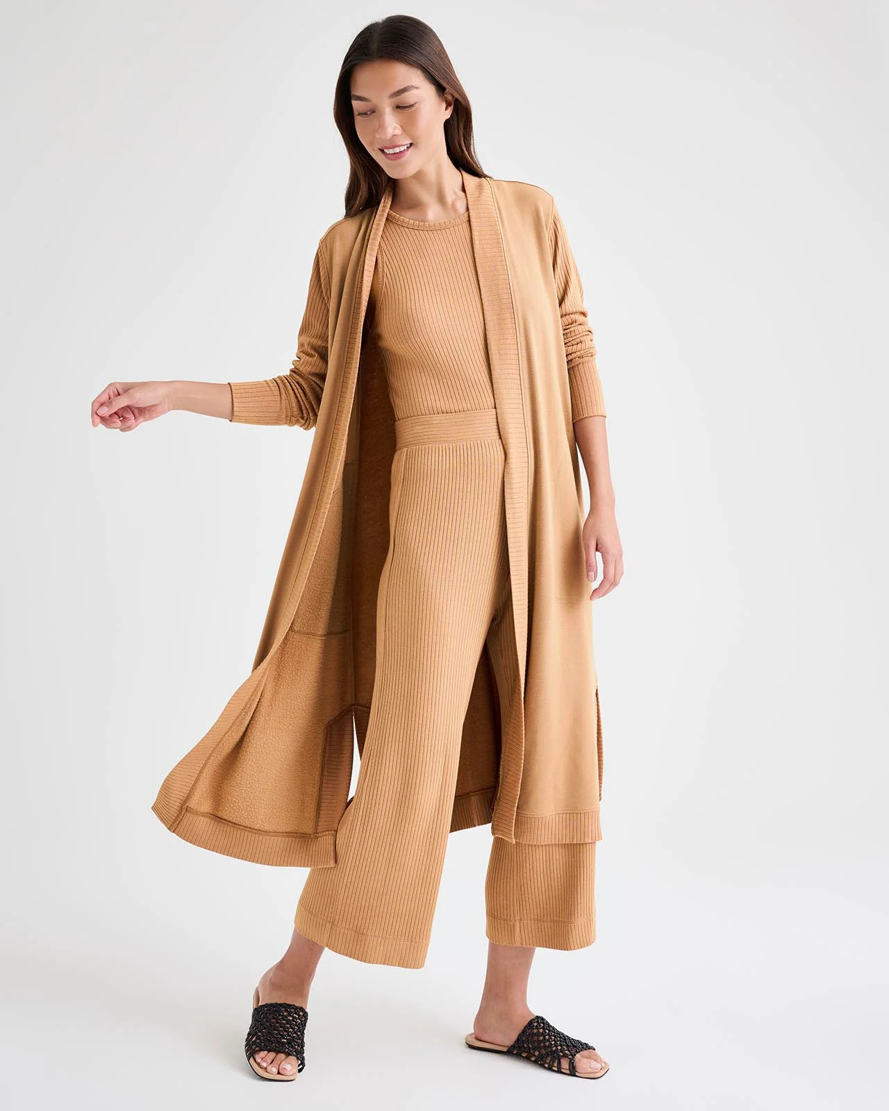 Eco Supersoft Rib Duster Cardigan | Splendid | Splendid