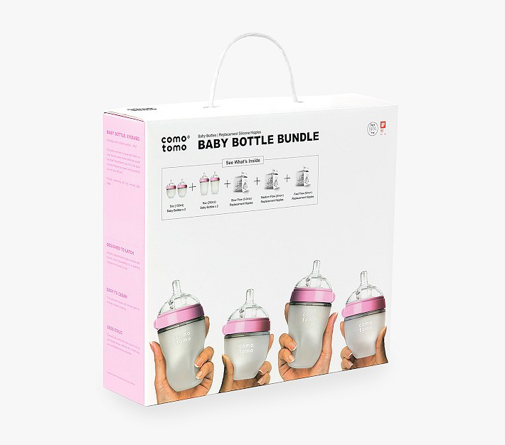 Comotomo Baby Bottle Bundle | Pottery Barn Kids