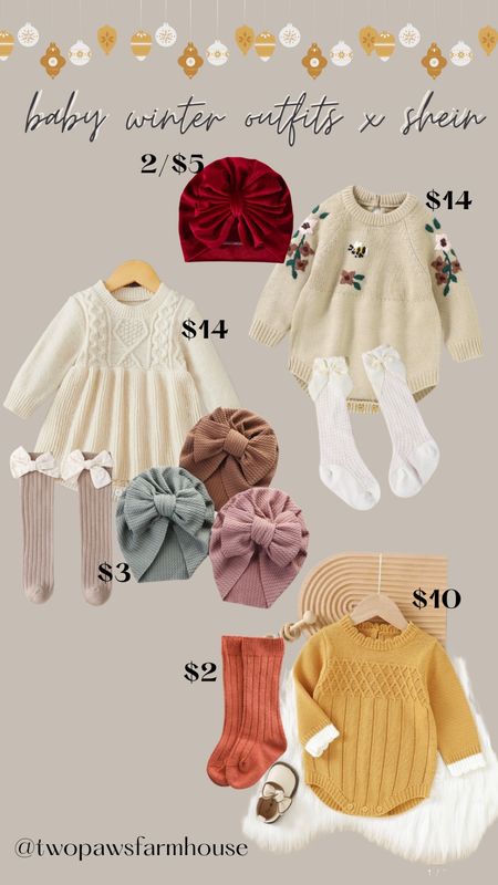 Baby winter outfits from shein! 

#LTKunder50 #LTKkids #LTKbaby