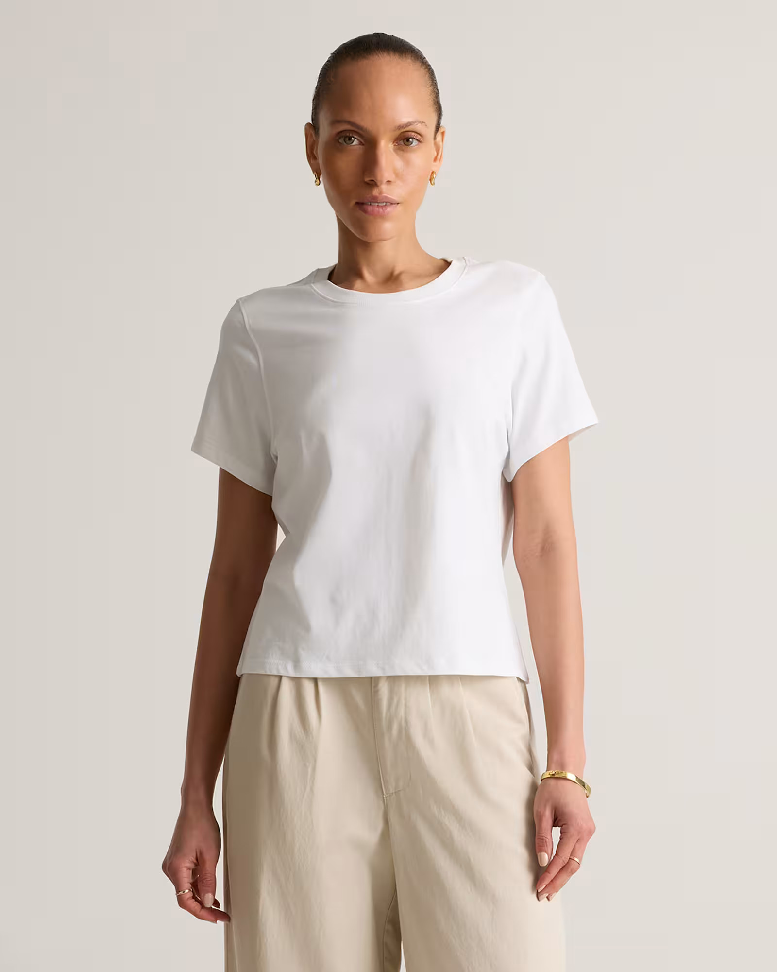 100% Organic Cotton Boxy Crewneck Tee (3-Pack) | Quince