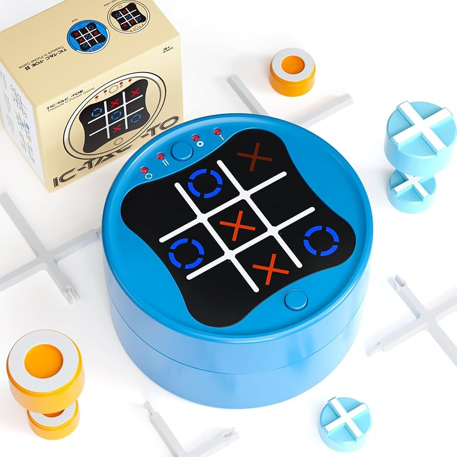 Tic Tac Toe Bolt Game, Electronic 3-in-1 Handheld Games Console for Kids Memory Growth, Portable ... | Amazon (US)