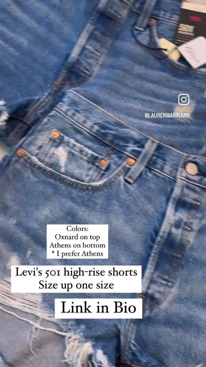 LEVI'S 501 High Rise Womens Denim Shorts - Oxnard Athens