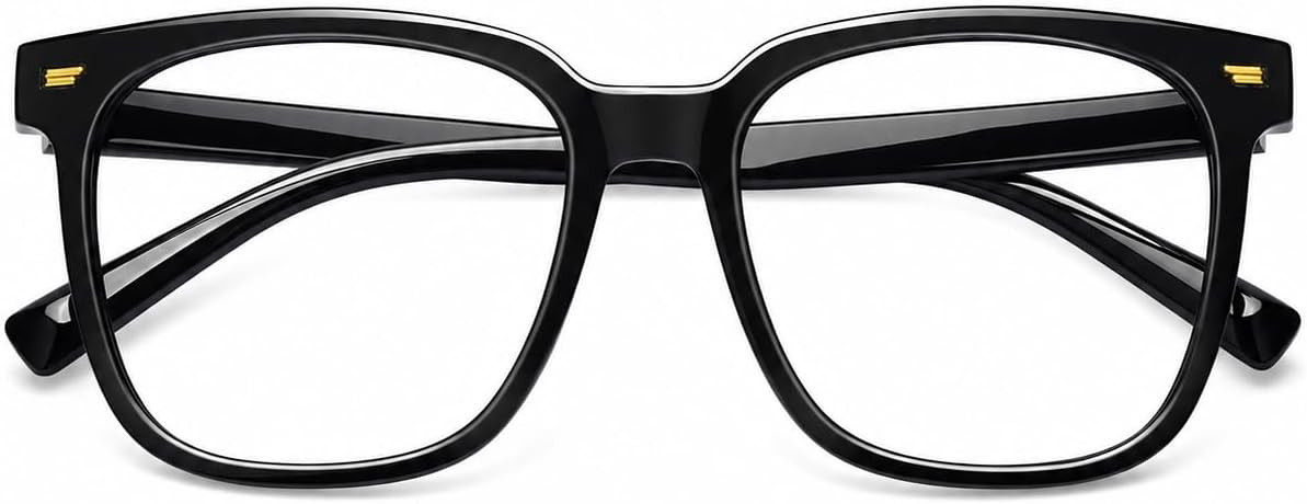 PANNER Oversized Square Blue Light Blocking Glasses Anti Glare Computer Glasses | Amazon (US)