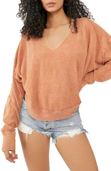 Free People Owen Thermal Knit Top | Nordstrom