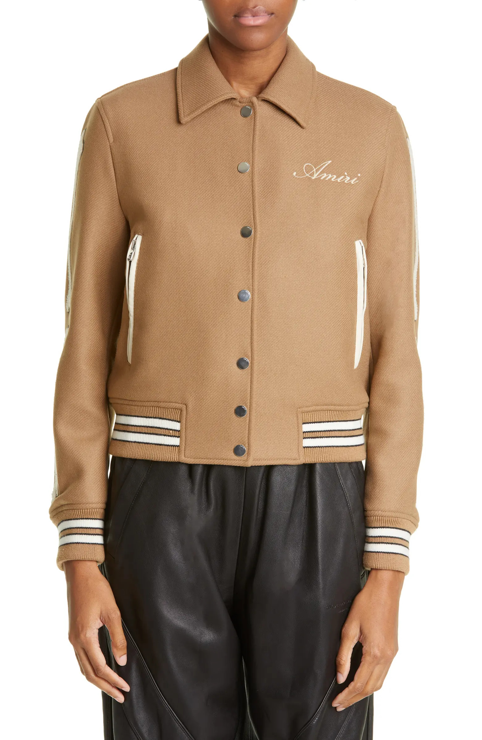 Bones Virgin Wool Blend Bomber Jacket | Nordstrom