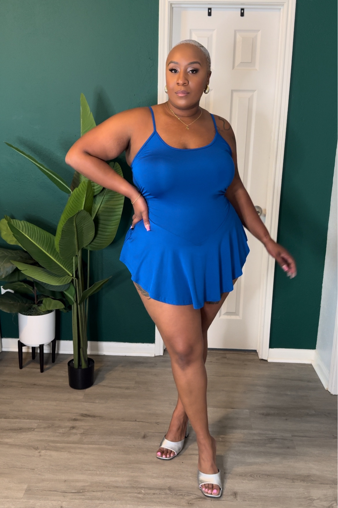 sachin and babi light blue dress SHEIN SXY Open Back Bodycon Dress ⋆ Women's Store main image 0