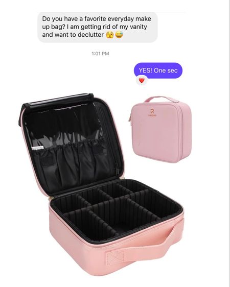 My makeup case is on sale! I have the “small” 💕 #amazon #amazonmakeupcase #makeupcase 

#LTKunder50 #LTKFind #LTKbeauty