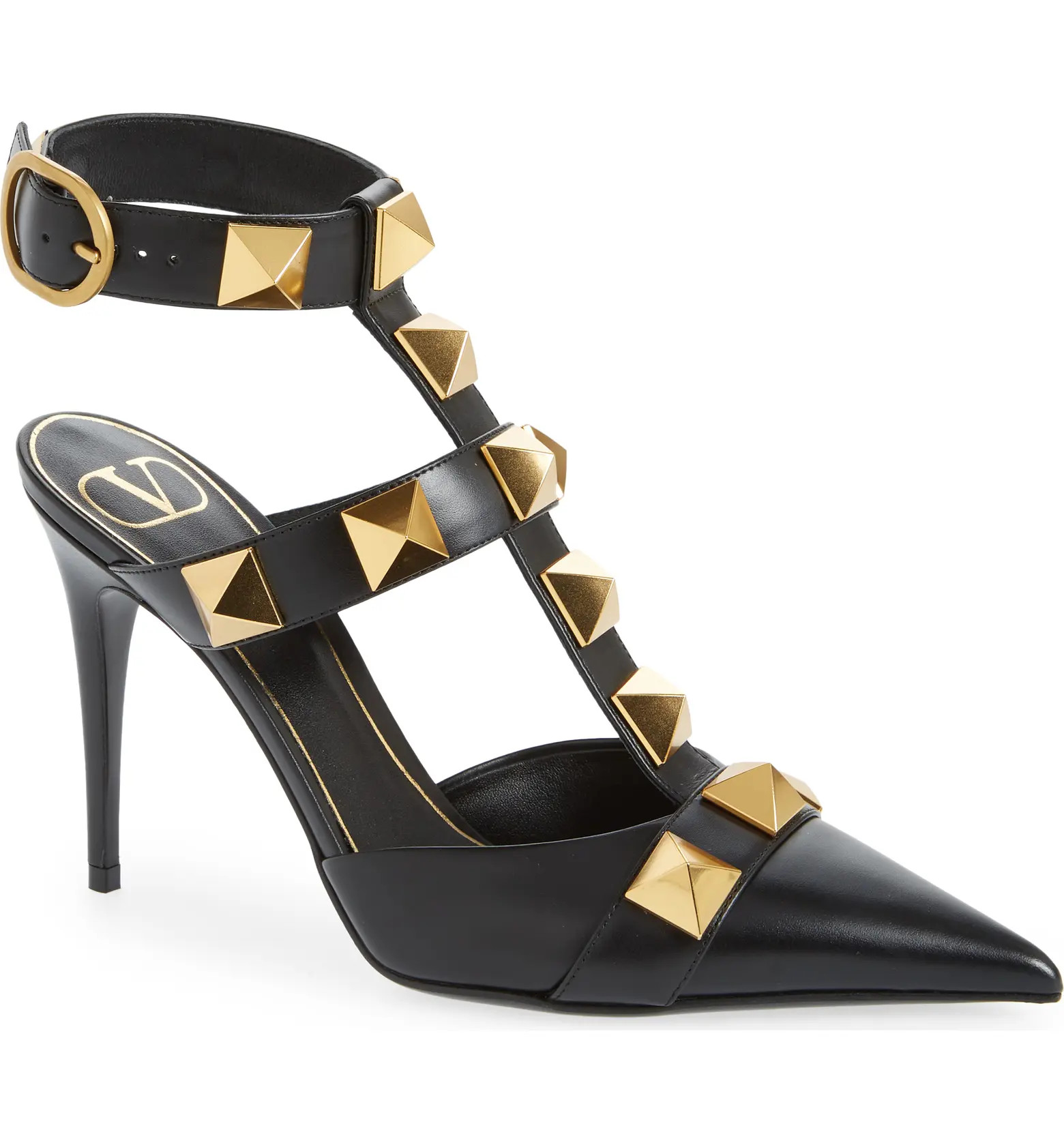 Valentino Garavani Roman Stud T-Strap Pump | Nordstrom | Nordstrom