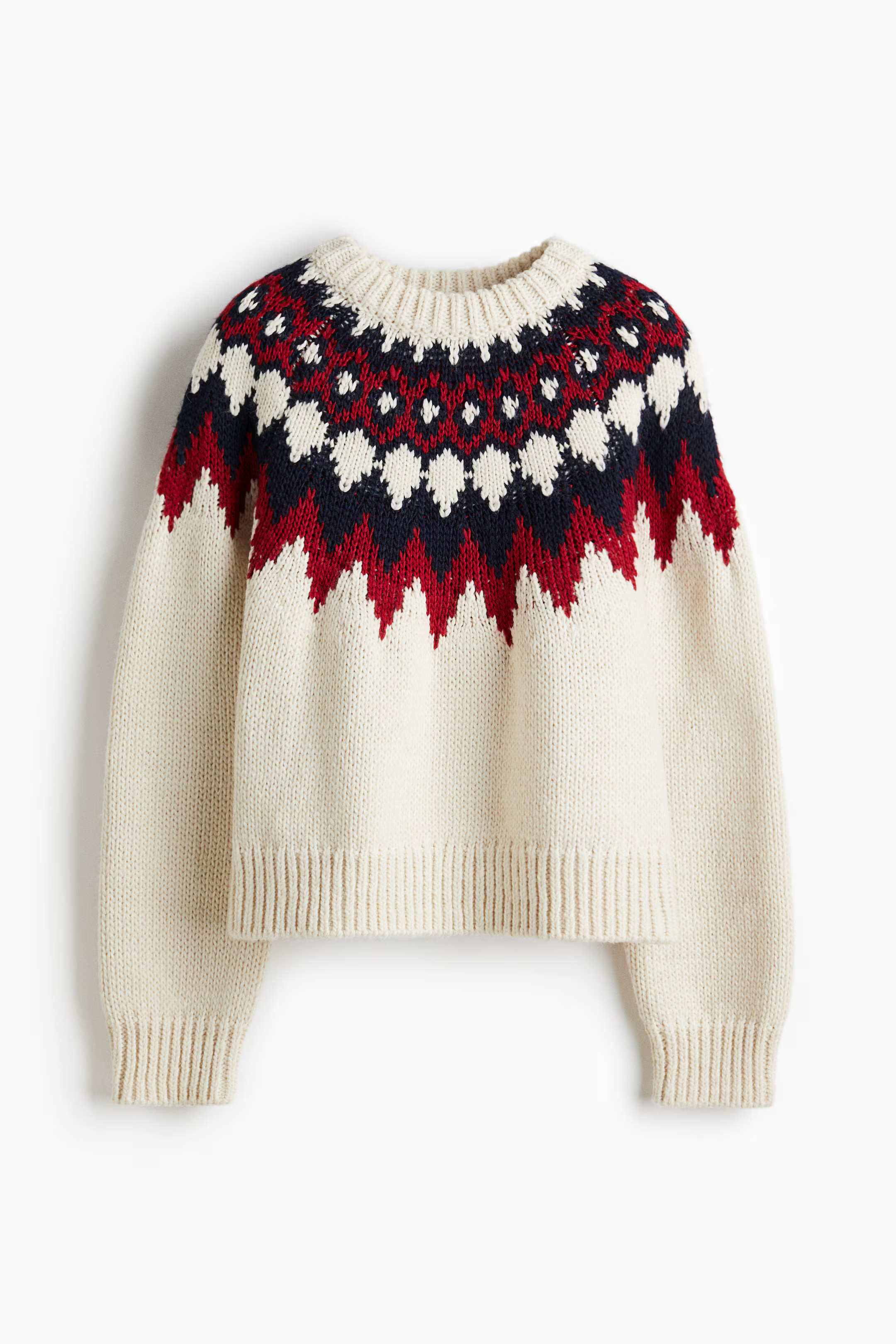 Jacquard-knit jumper | H&M (UK, MY, IN, SG, PH, TW, HK)