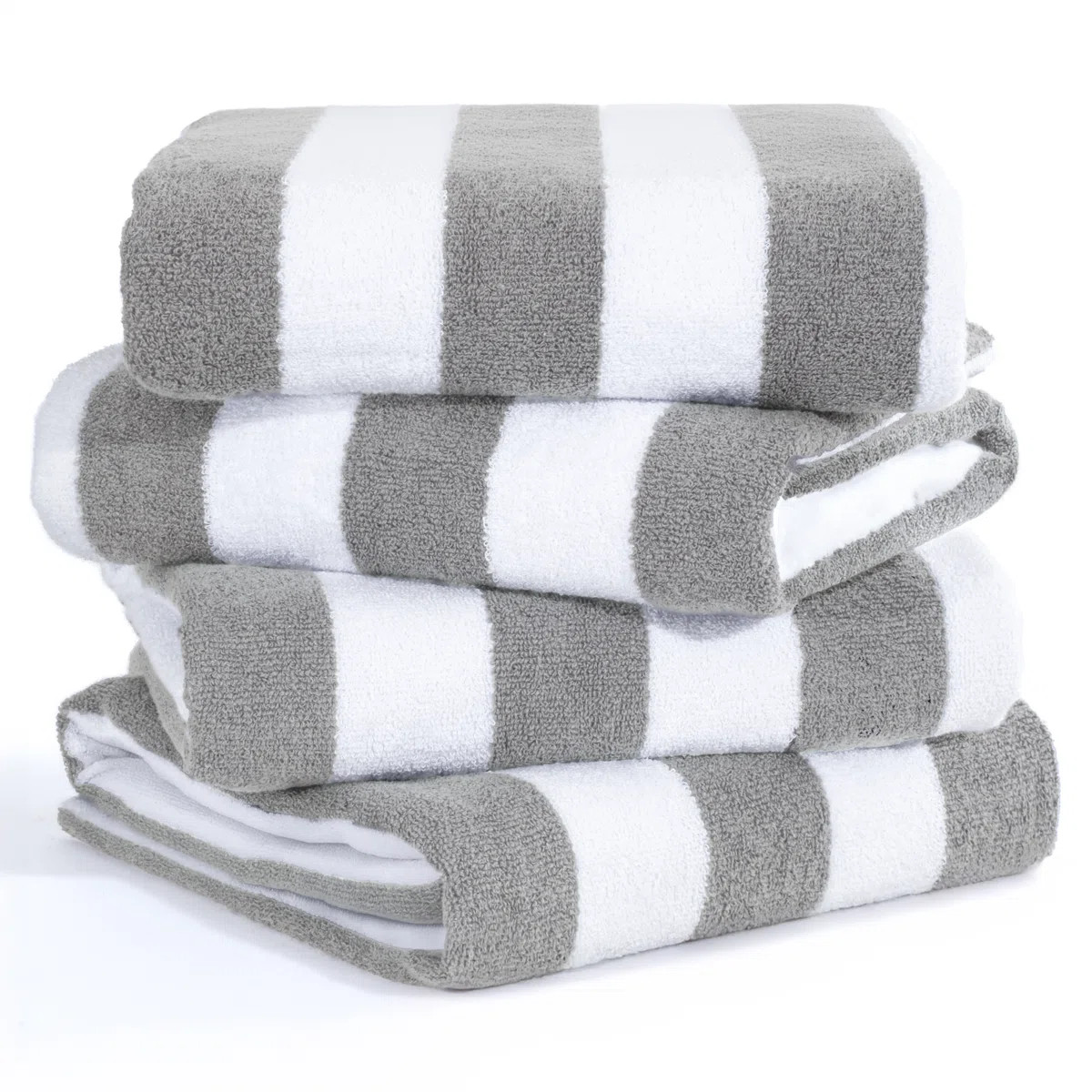 Devontia Cabana Striped Beach Towels, 30x60 inch 4 Piece Oversize Pool Towels (Set of 4) | Wayfair North America