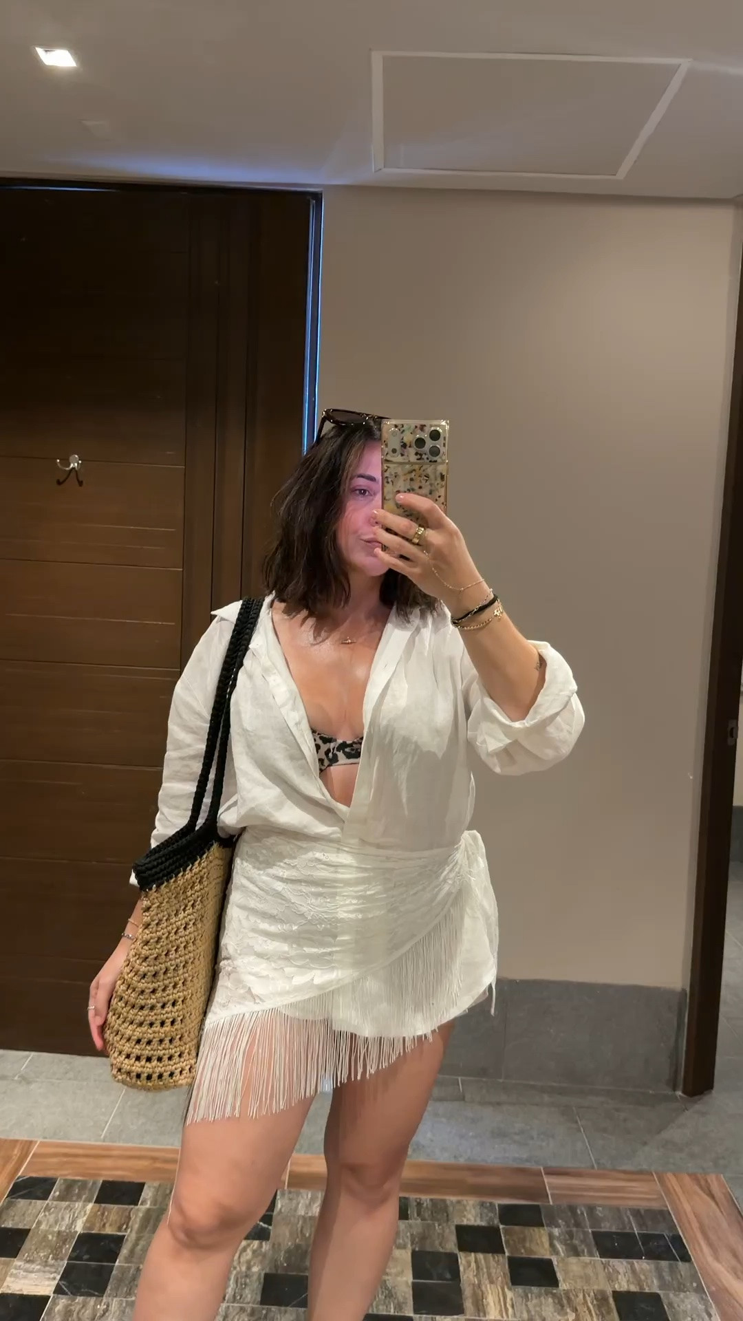 Top size L, swim size XL