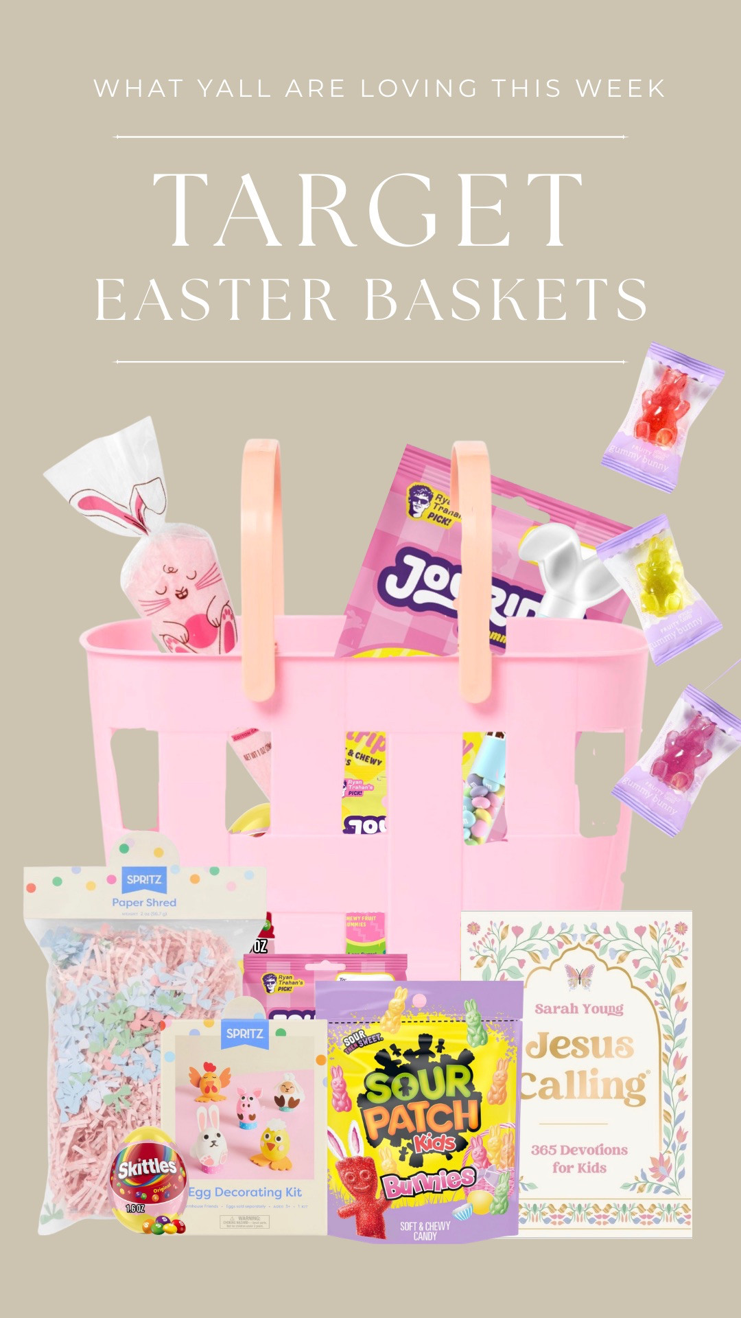  Such a fun idea for Easter baskets this year — putting together a cute candy-filled basket with all the sweetest finds from Target. From colorful gummies to classic chocolate treats and a few playful extras, it’s an easy way to make a basket feel festive and exciting. Bright packaging, fun sweets, and all the little favorites that make Easter feel extra special. 🍬🐣✨

• •
Target finds, Easter basket ideas, Easter candy, sweet treats, candy basket, spring gifting, festive finds, Easter basket inspo

 

#LTKSeasonal #LTKSpringSale