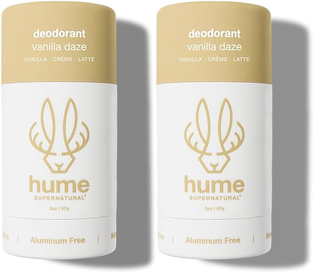 Hume Supernatural Aluminum Free Deodorant for Women & Men - Safe for Sensitive Skin - Probiotic, ... | Amazon (US)