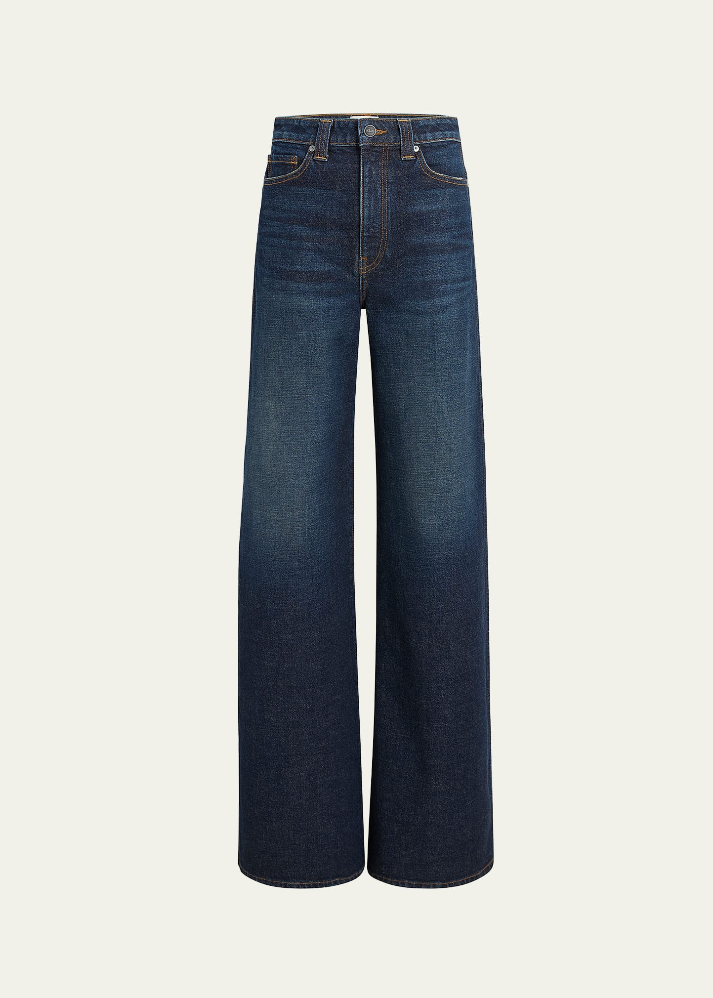 Khaite Dane High-Rise Wide-Leg Jeans | Bergdorf Goodman