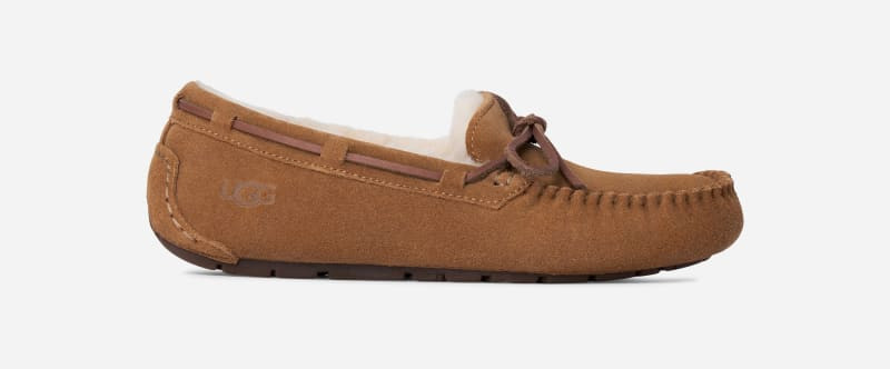 UGG® Women's Dakota Wool-Lined Suede Slipper in Brown/, Size 5 | UGG (US)