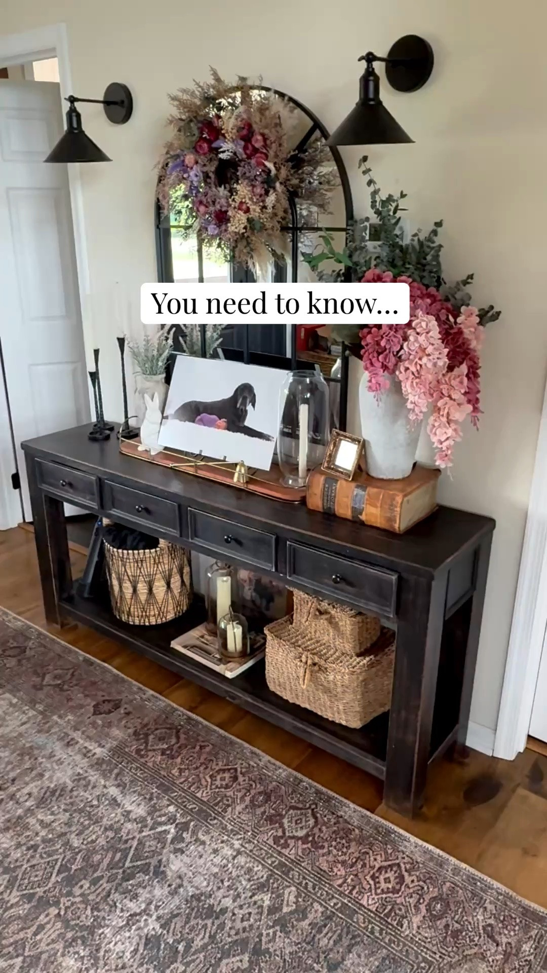 Gahhhh! My entryway console table is in stock and on sale!! This piece usually sells out when it’s on sale so if you have been keeping an eye on this one now is the time to buy! 

Shop by clicking the thumbnails below 👇

#LTKmomlife #LTKHome #LTKSaleAlert